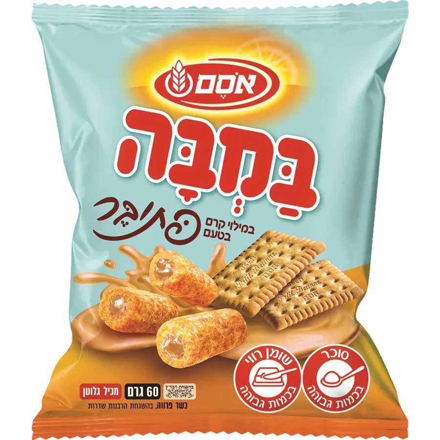 במבה במילוי קרם פתיבר