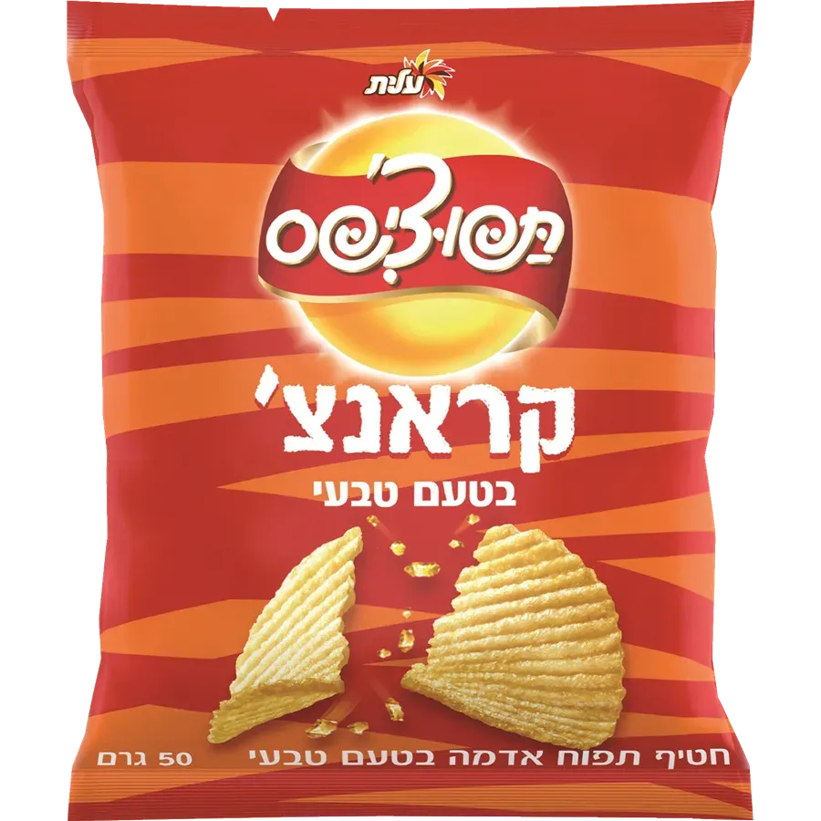 תפוצ'יפס קראנץ' בטעם טבעי