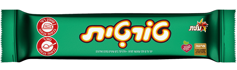 טורטית וופל מצופה שוקולד