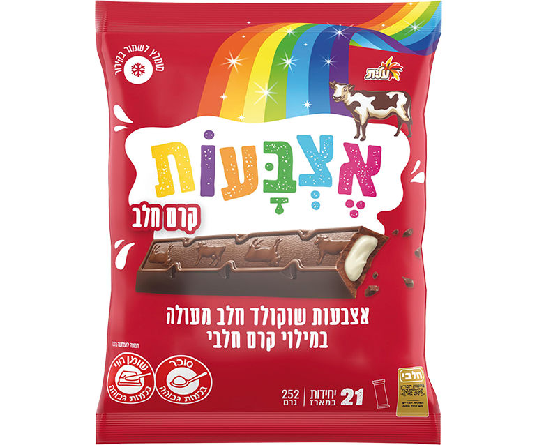 מארז אצבעות שוקולד במילוי קרם חלב