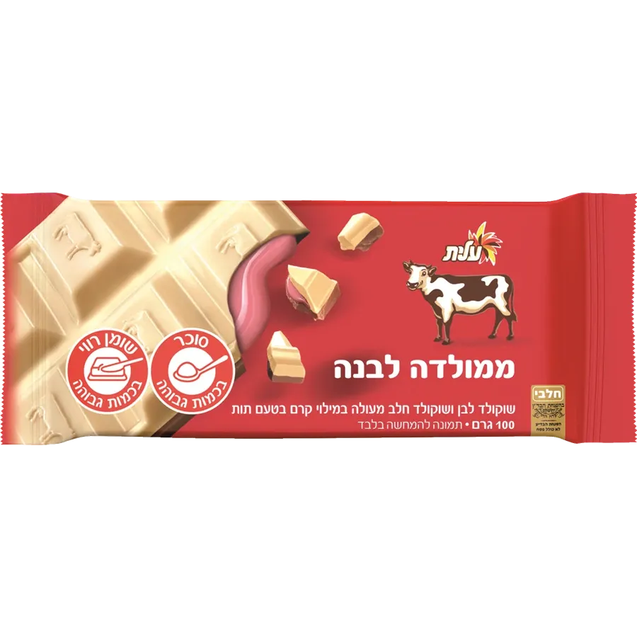ממולדה לבנה טעם תות